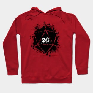 d20 Splatter Crit Hoodie